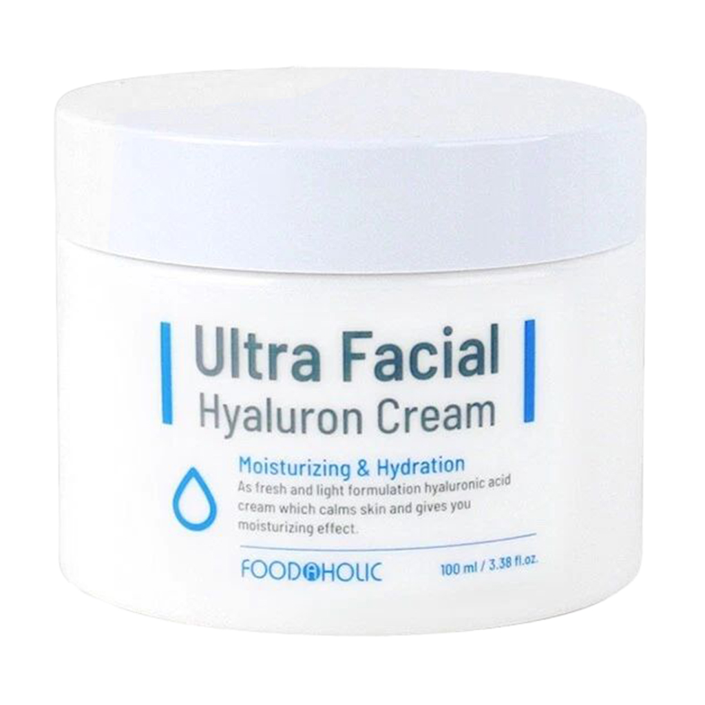 Антивіковий функціональний крем для обличчя Food A Holic Ultra Facial Hyaluron Cream з гіалуроновою кислотою, 100 мл